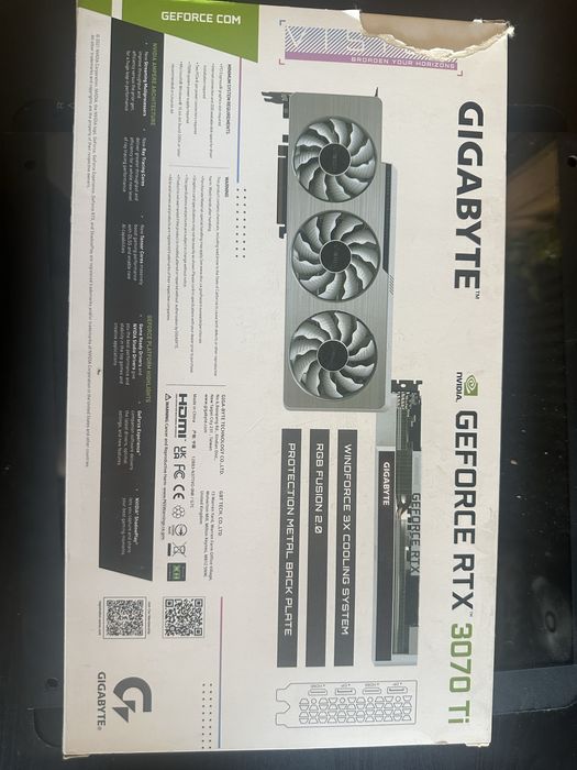 Karta graficzna RTX 3070 Ti OC wersja VISION (biala)