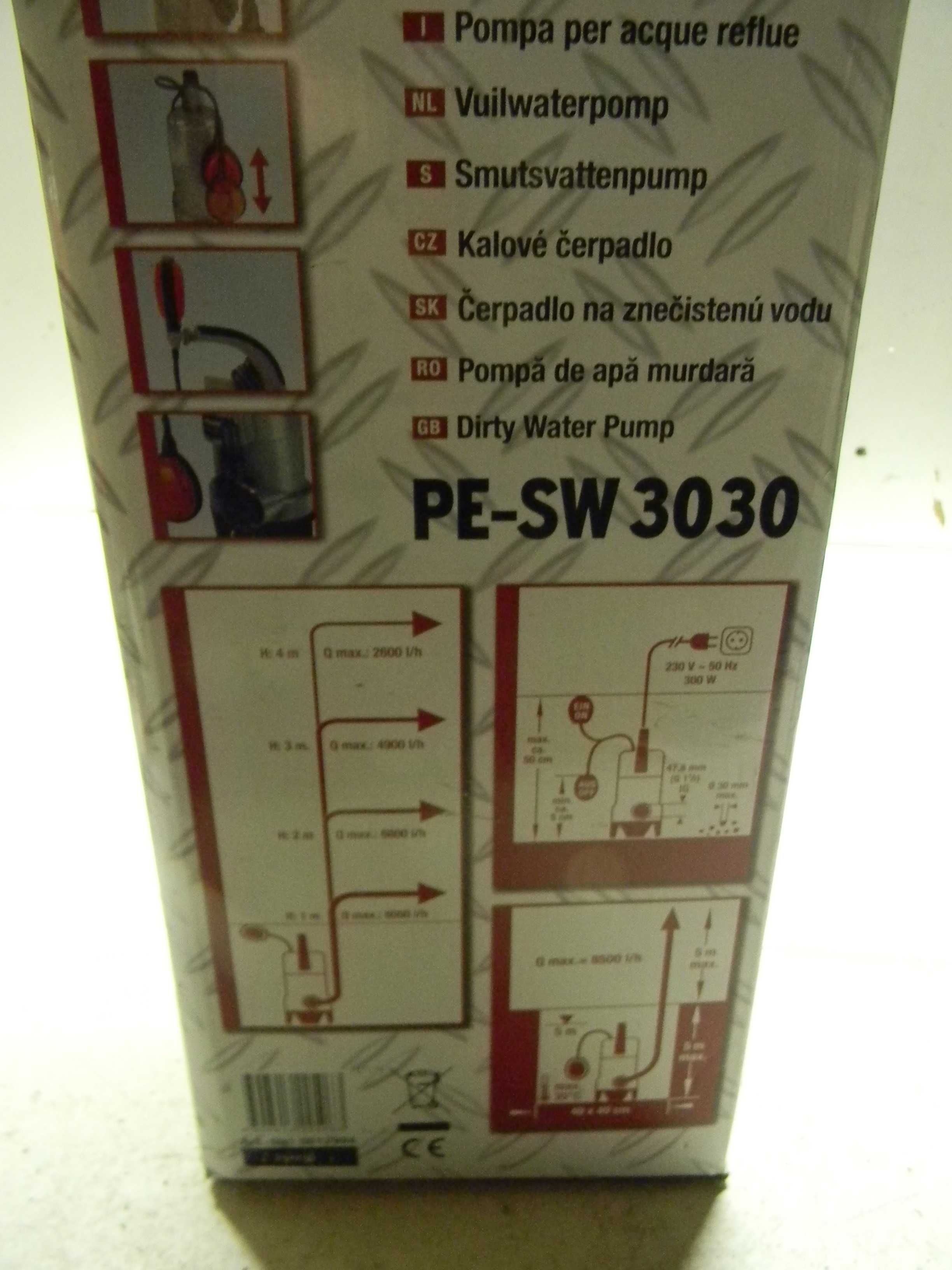 Pompa zanurzeniowa einhell/pattfield pe sw 3030