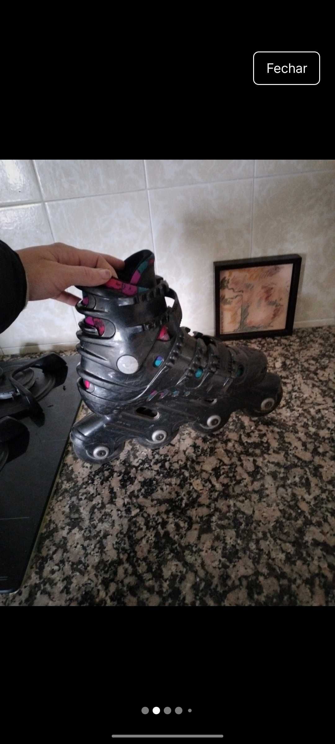 Patins em Linha Risport Tamanho 39 + Saco de Transporte