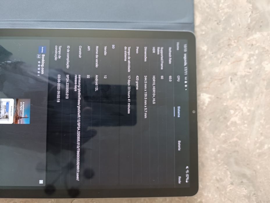 Galaxy tab s6 sm/ T 860.