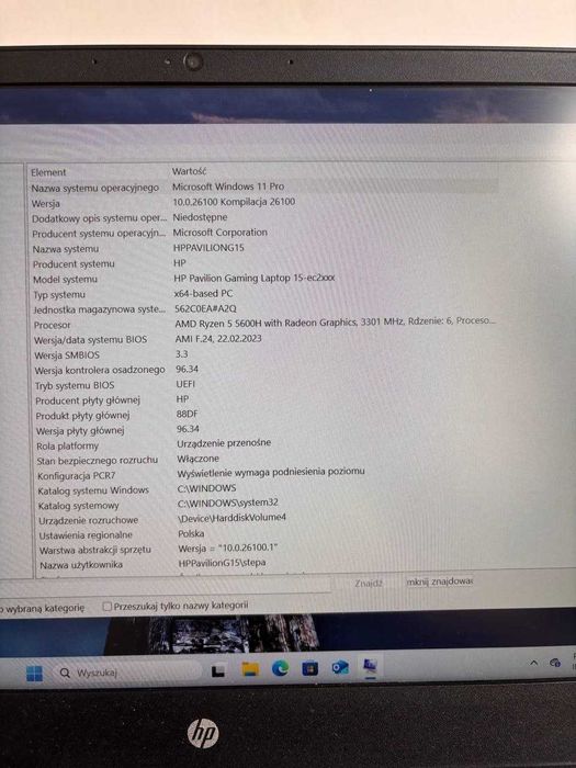 Laptop HP Pavilion Gaming 15, Ryzen 5600h, RTX 3050ti, 512 SSD