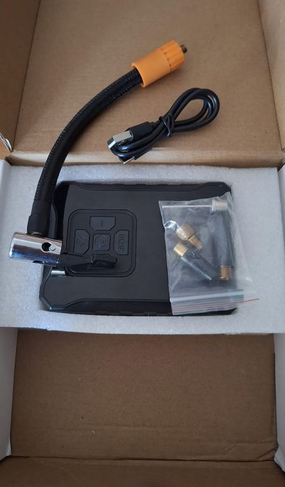 Bomba de inflar inteligente portátil
É um mini compressor de ar digit