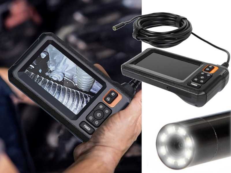 Kamera Warsztatowa Endoskop Inspekcyjny z Ekranem Hydraulik 5M