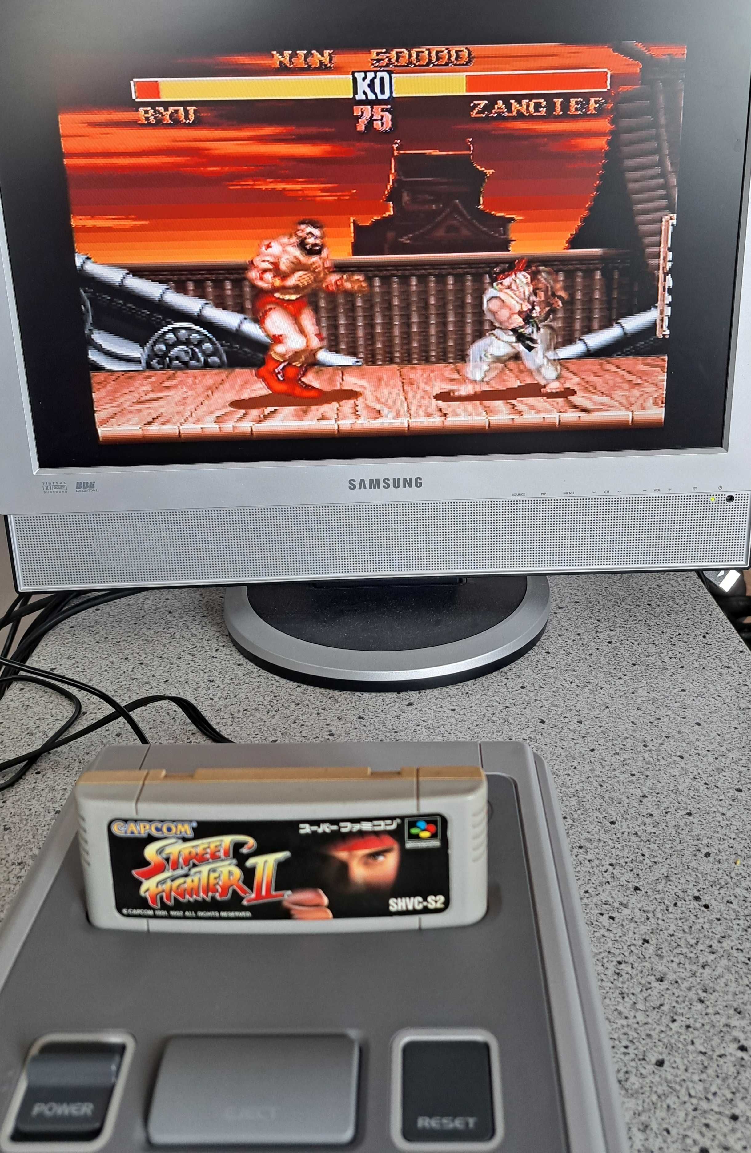 Gra Street Fighter II, Super Famicom, import Japonia