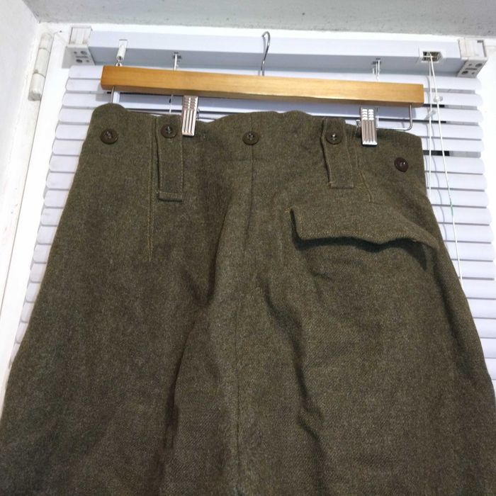 Винтажные военные шерстяные брюки армии Бельгии, 1963 год