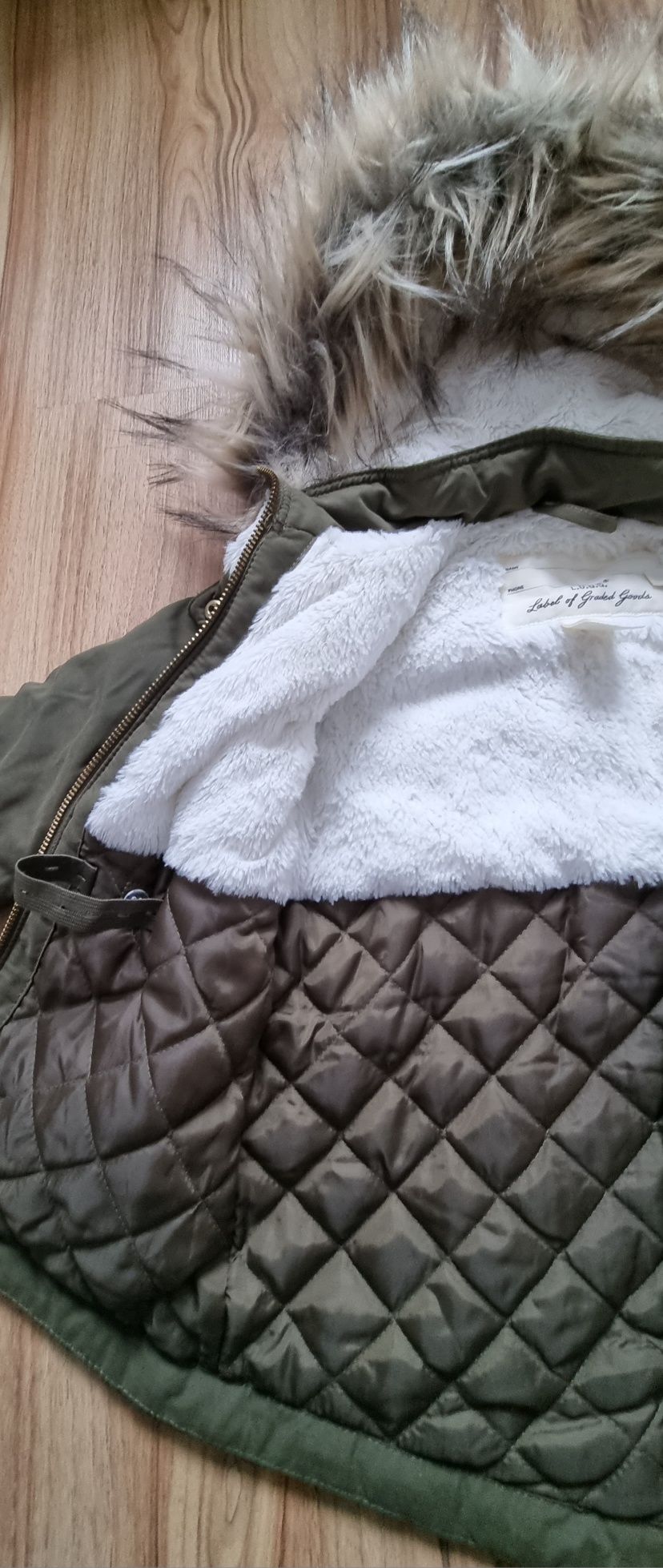 Kurtka zimowa, parka, płaszczyk H&M