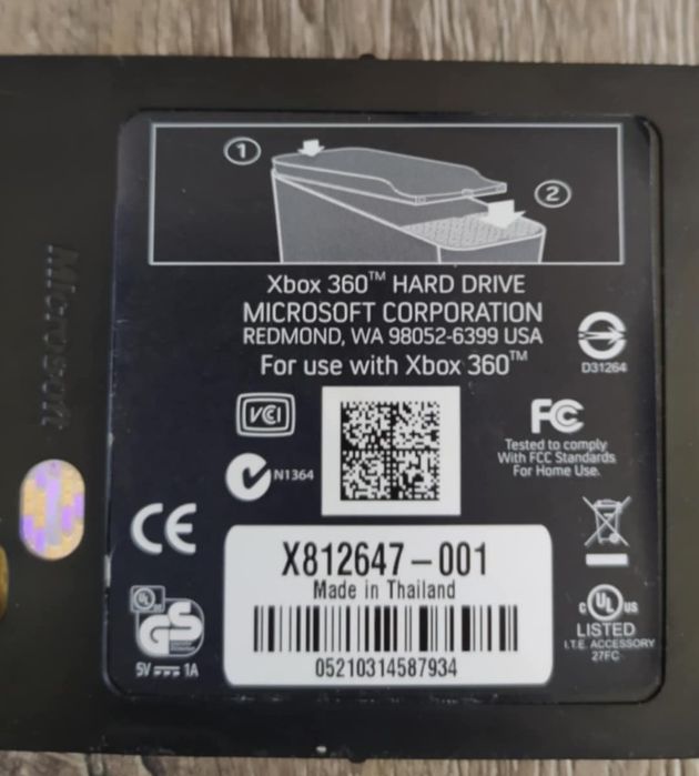 Oryginalny Dysk Xbox 360 120GB Far Wysyłka OLX Gwarancja