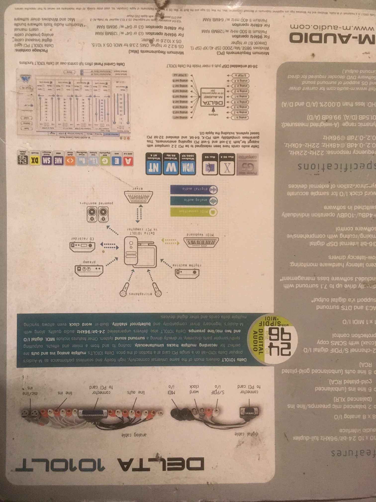 M-Audio Delta 10/10lt multicore krosownica