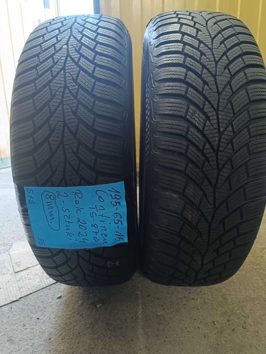 Opony zimowe 195/ 65/ 15 Continental