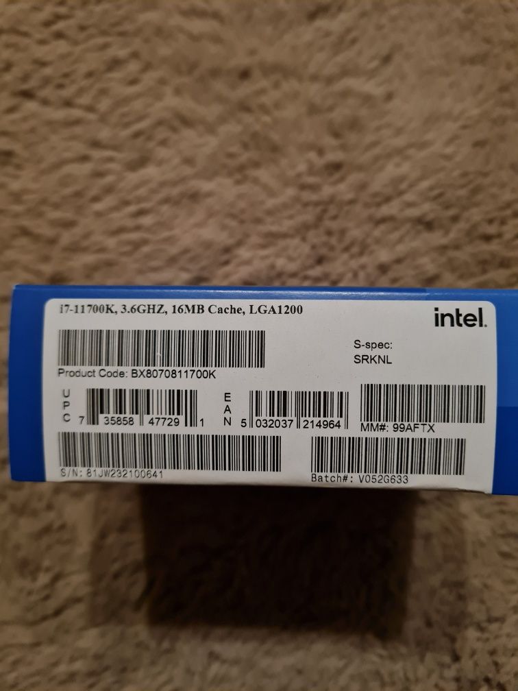 Intel Core i7-11700k