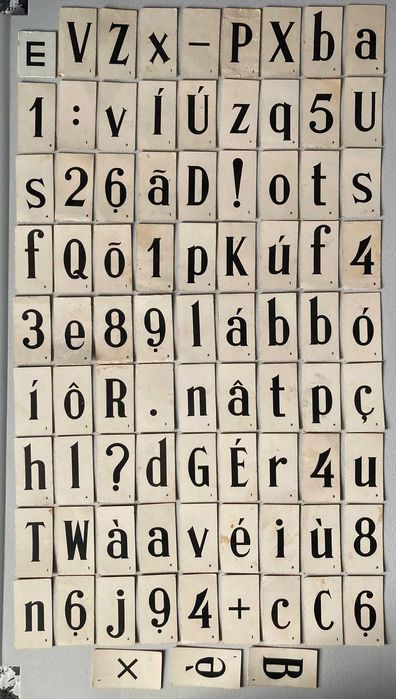 Letras Móveis - Jogo Antigo Majora