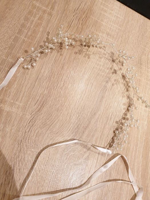 Ozdoba do włosów opaska ślub wesele