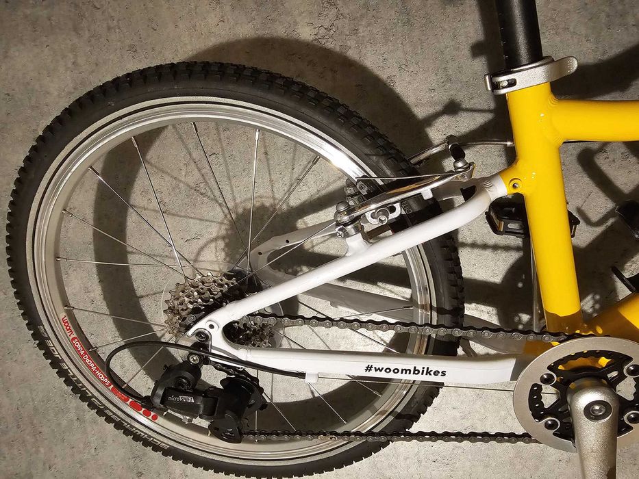 Rowerek dziecięcy Woom 4 - 20'' żółty, jak nowy, gwarancja