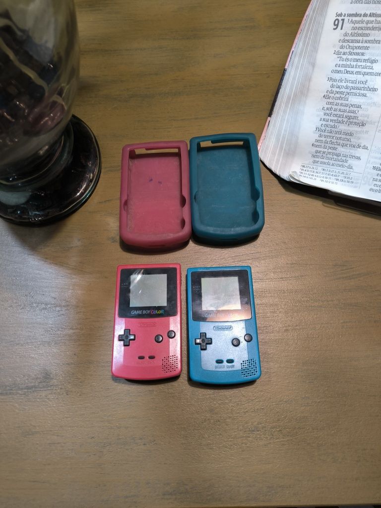 Gameboy color azul/cor de rosa