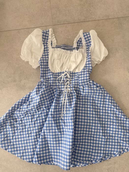 Przebranie stroj sukienka ponczochy oktoberfest 38 M damski octoberfes