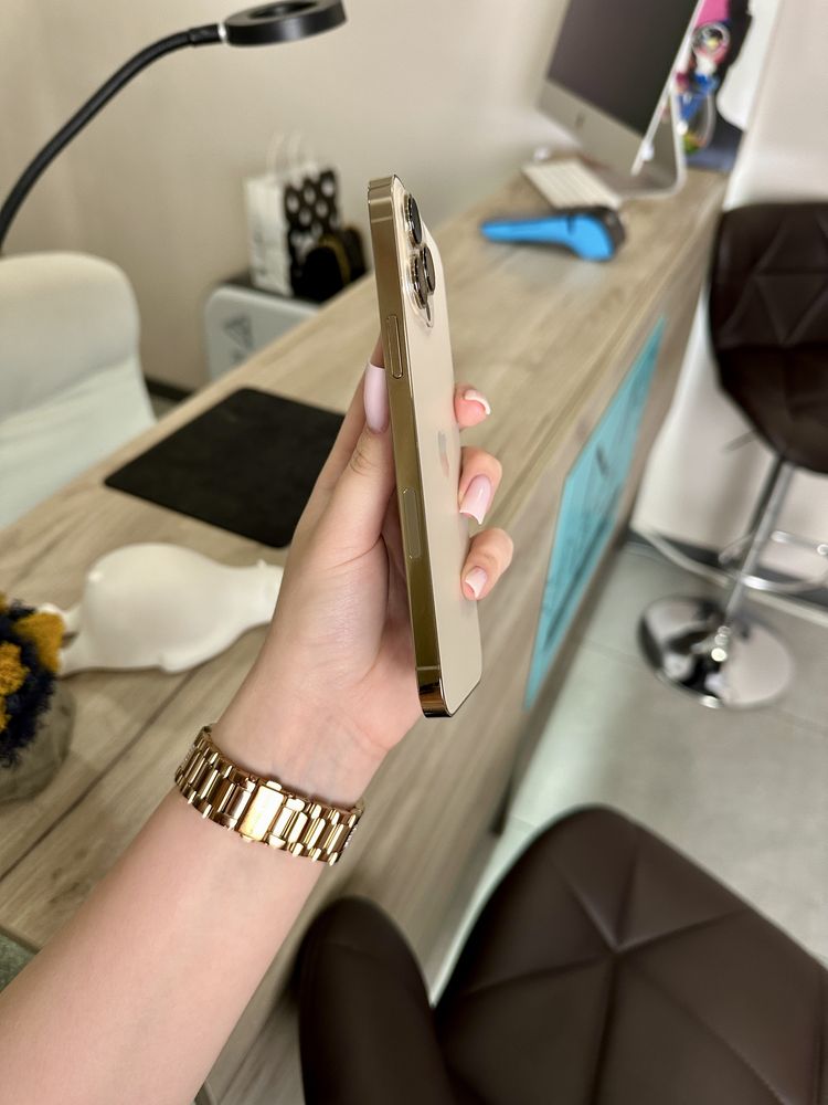 Iphone 13 Pro Max 256 Gb Gold 100% Акб Розстрочка Обмін Магазин Ідеал