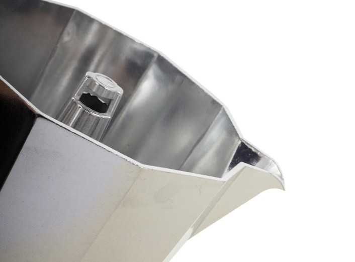 Kawiarka Zaparzacz 6 Kaw 300ml Włoski Design Aluminiowa Biała