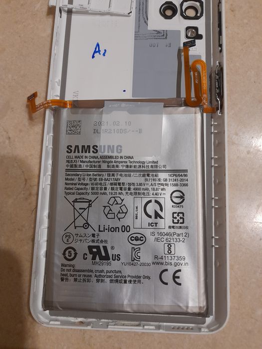 Bateria original Samsung A12 -  5000 mAh