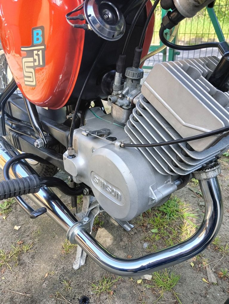 Motorower Simson S51 po całkowitej renowacji