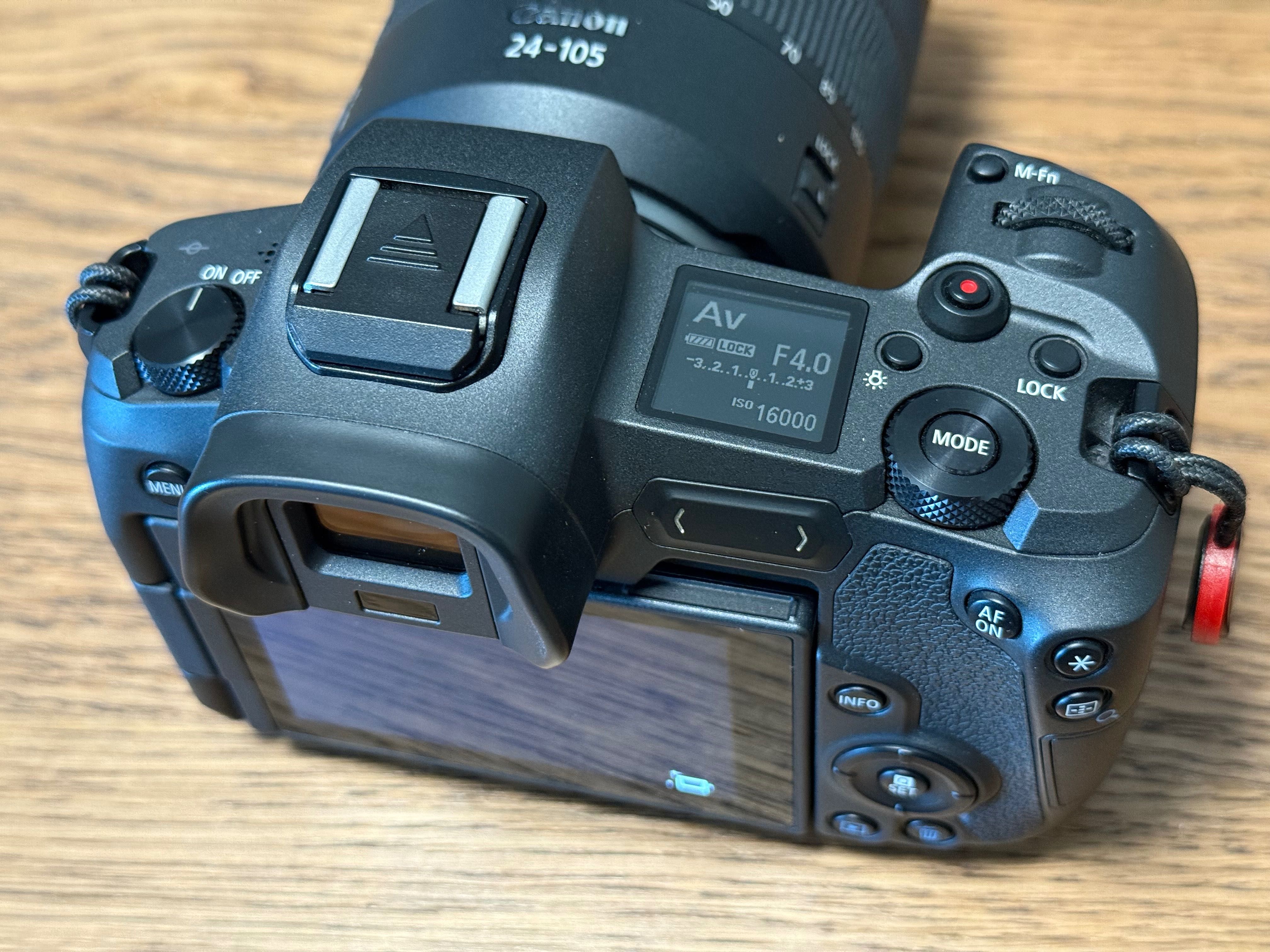Canon EOS R + RF 24-105mm F4 L – Kit como novo