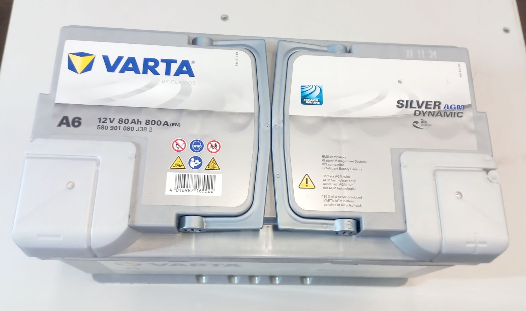 Wysyłka Gratis Akumulator Varta A6 AGM 12V 80AH 800A nowy