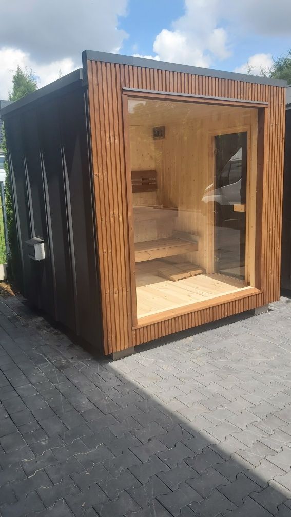 Sauna ogrodowa zewnetrzna gotowa od reki