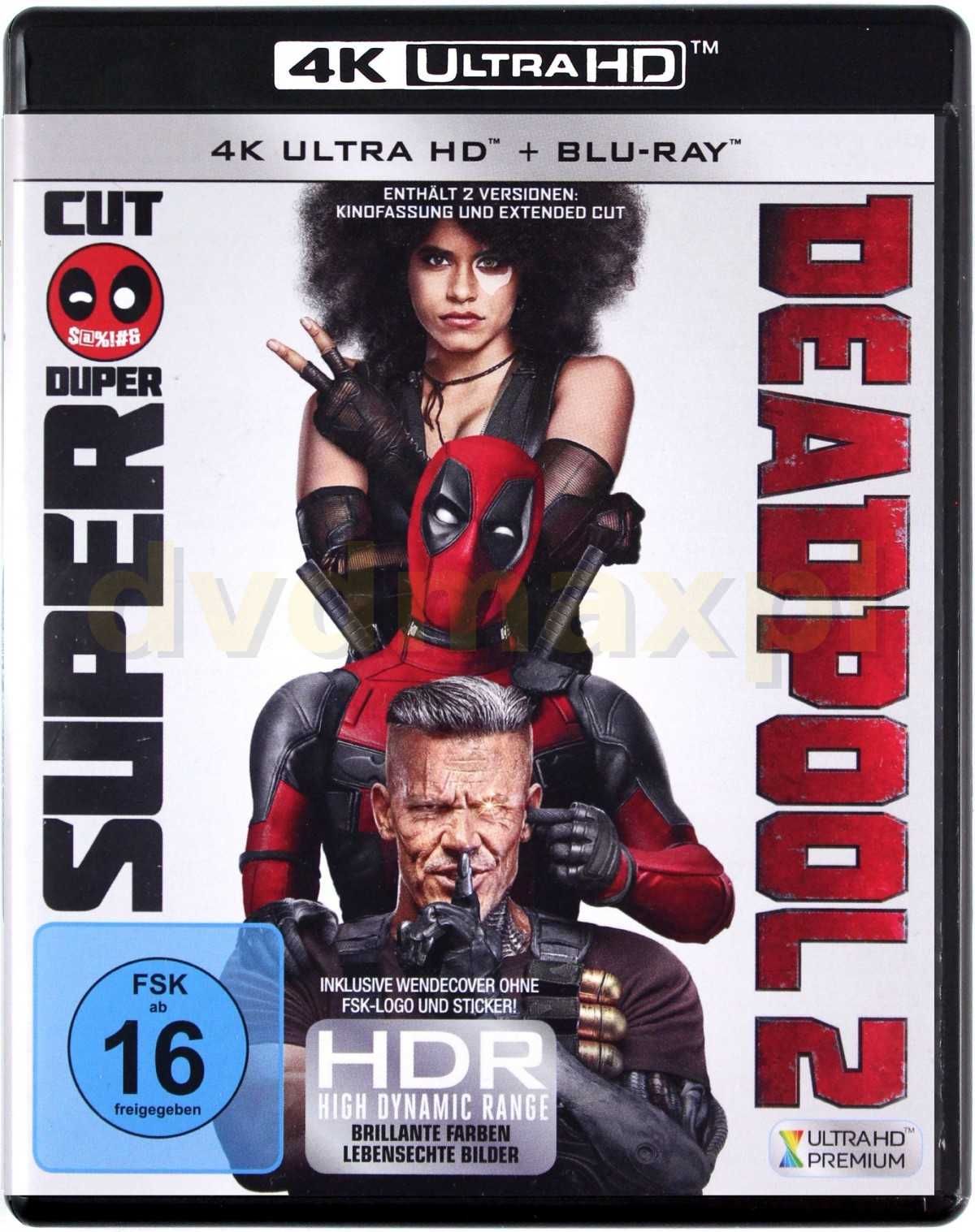 DEADPOOL 2  4K+BLU-RAY 4plyty wersja Polska