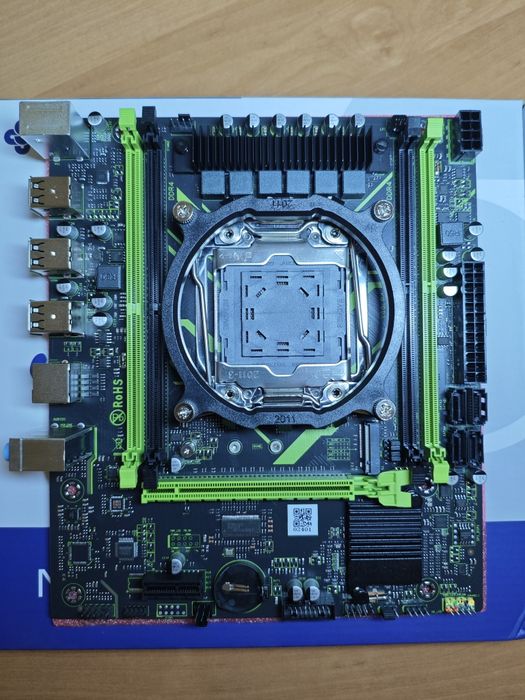 Материнская плата Soyo X99 8d4. Проц Xeon. Кулер.