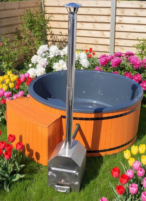 Jacuzzi całoroczne 5 os basen balia masaż pokrywa LED sauna transport