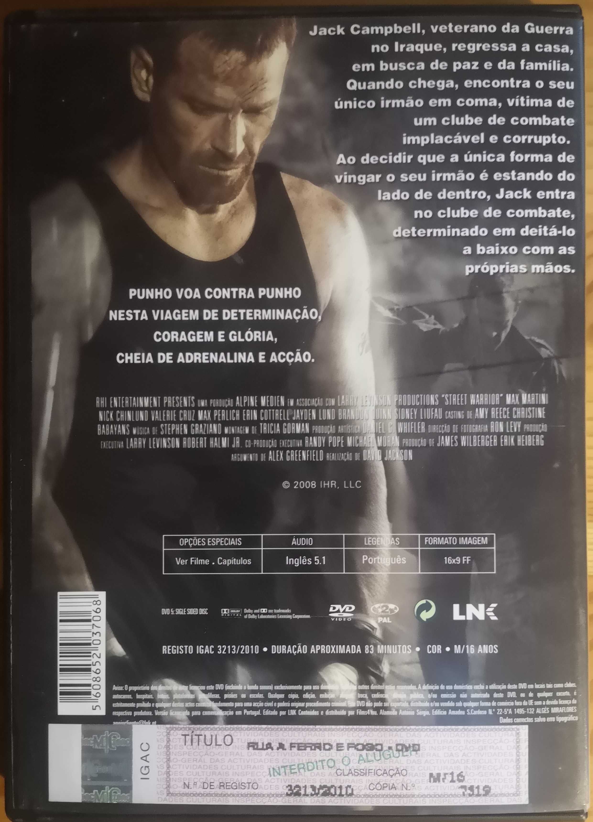 DVD "Rua a Ferro e Fogo"