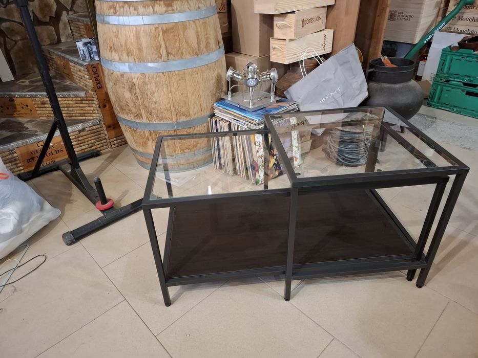 mesa de encaixar vidro