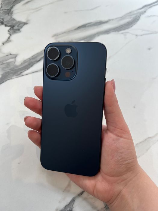 iPhone 15 Pro Max 256GB/Blue Titanium/Neverlock/Стан Батереї 98%