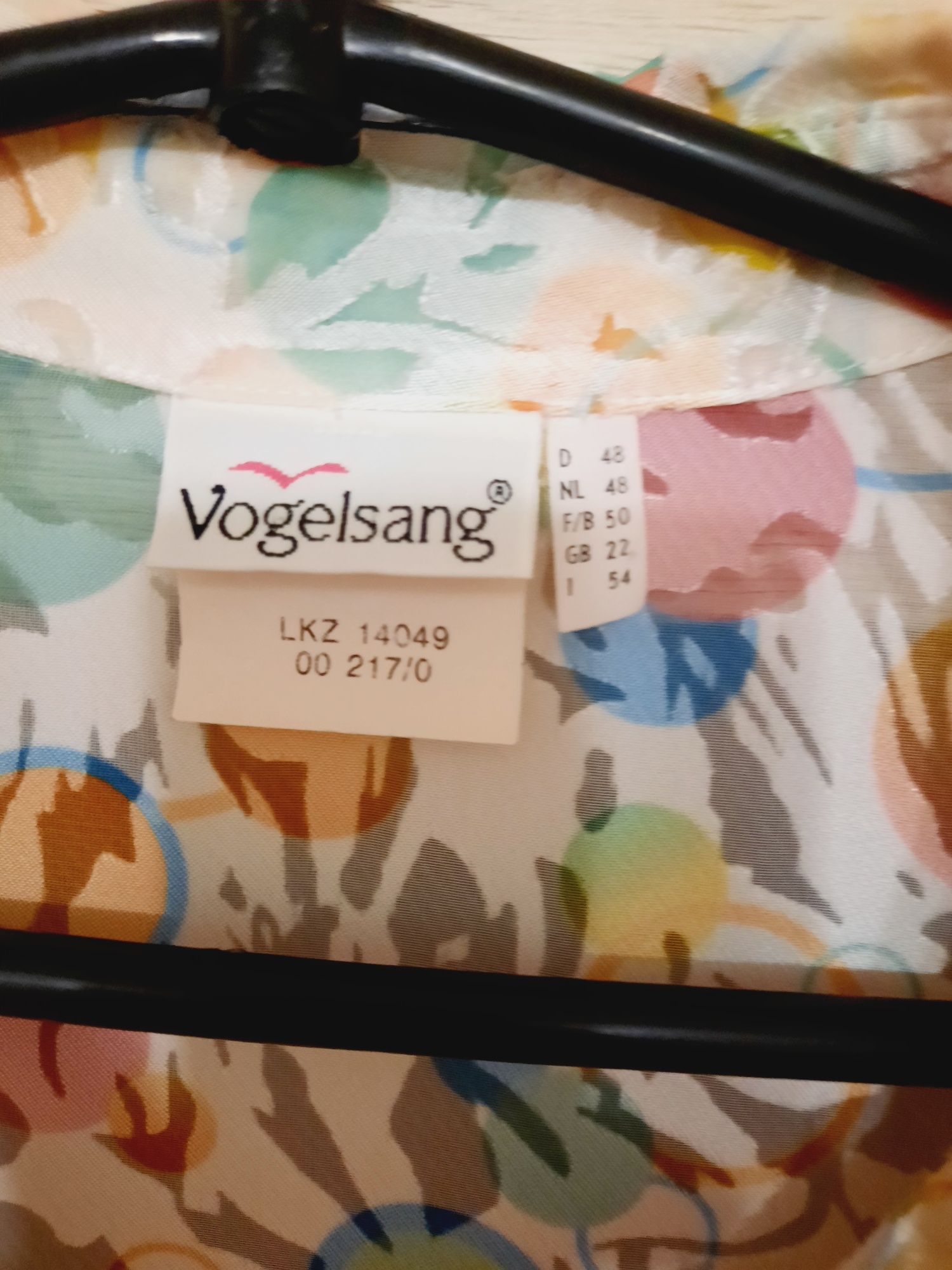 Vogelsang śliczna bluzka na wiosnę 48 Nowa