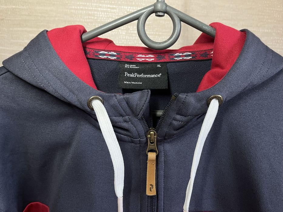 Peak Performance Кофта Зіп Худі Трекінгова Туристична Фліска