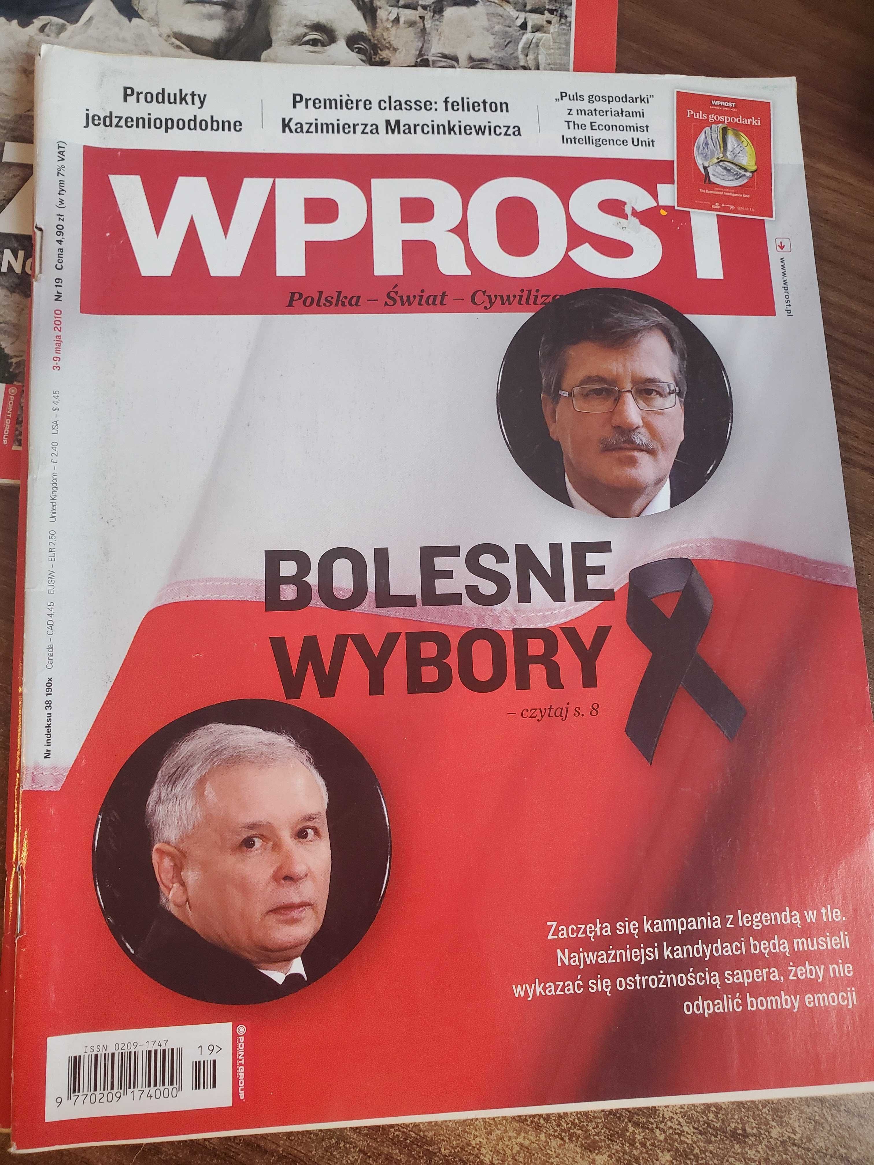 magazyn WPROST numery archiwalne 3 x 2010