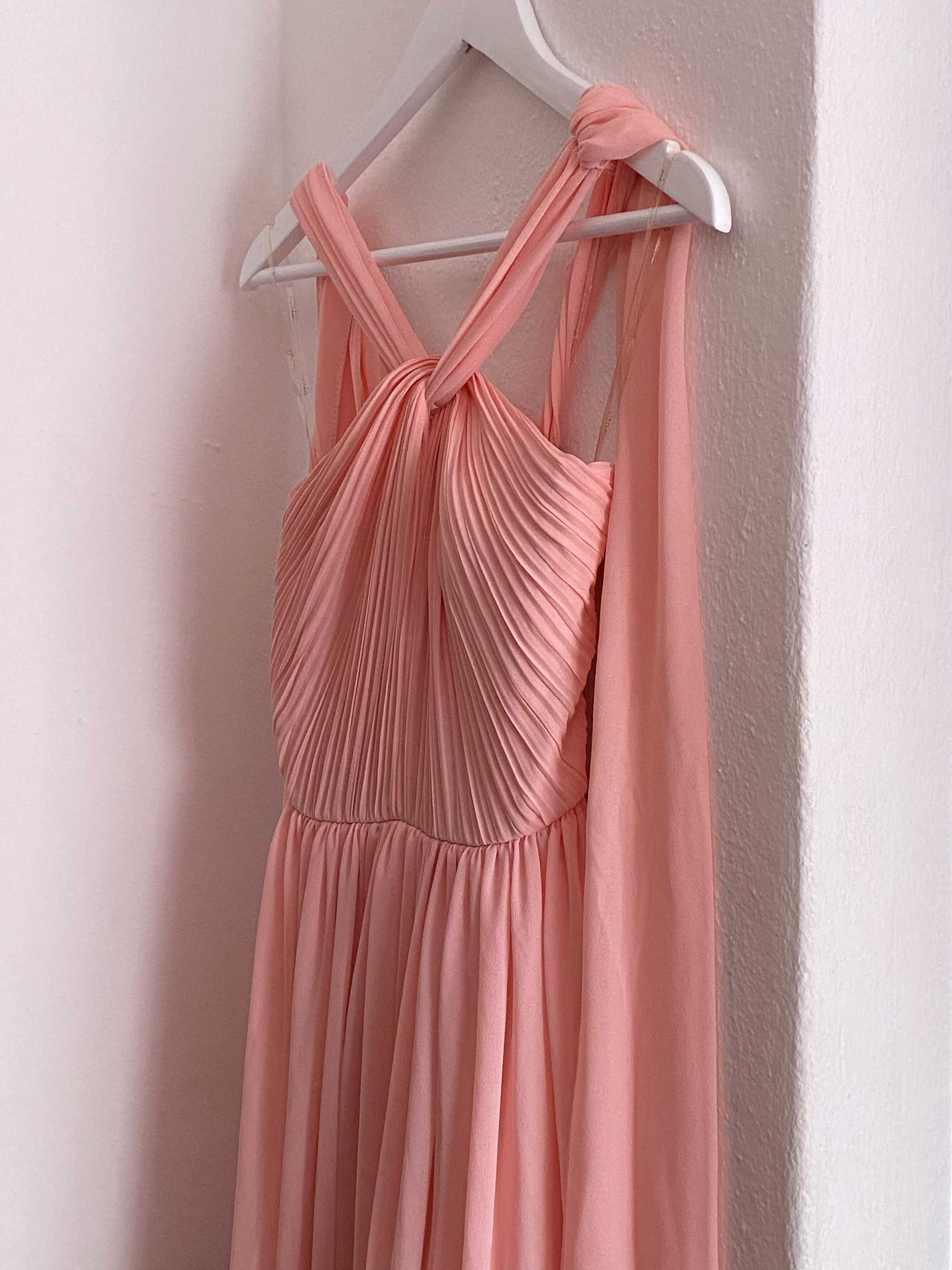 Vestido de cerimónia rosa