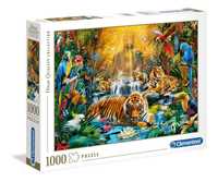 CLEMENTONI 39380 Puzzle 1000 elementów MISTIC TIGERS