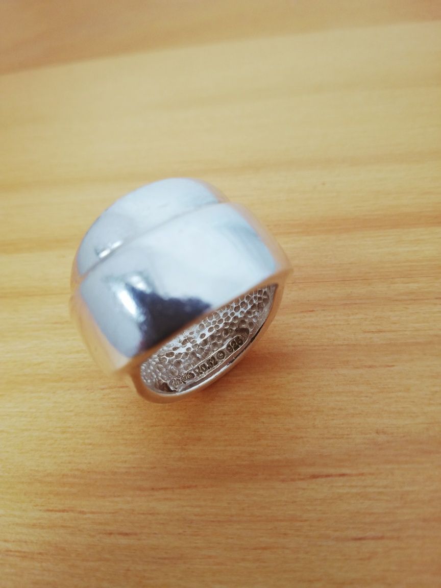 Solidny srebrny pierścionek próba 925 waga 14.5g!
