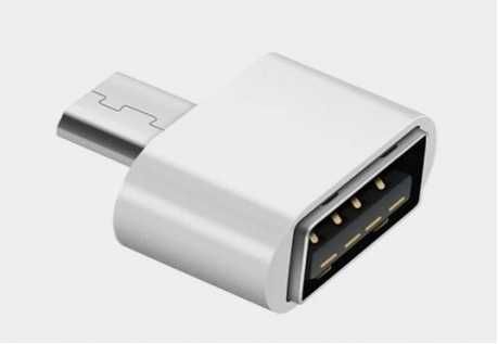 Adapter micro USB na OTG Host USB biały * Video-Play Wejherowo