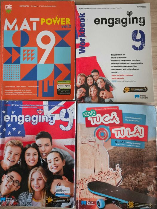 Livros escolares 9º ano