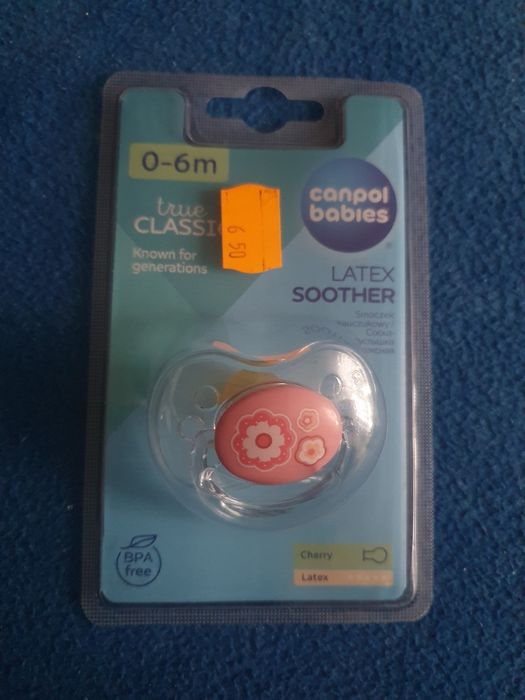 Smoczek kauczukowy okrągły