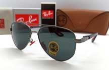 Ray Ban Aviator Ferrari очки капли мужские черные стекло в серебр мет