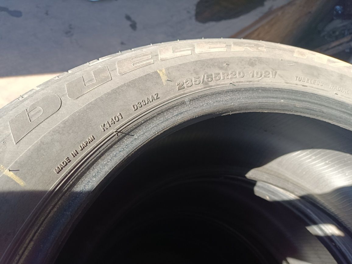 Комплект Резины BRIDGESTONE 235/55 R20.