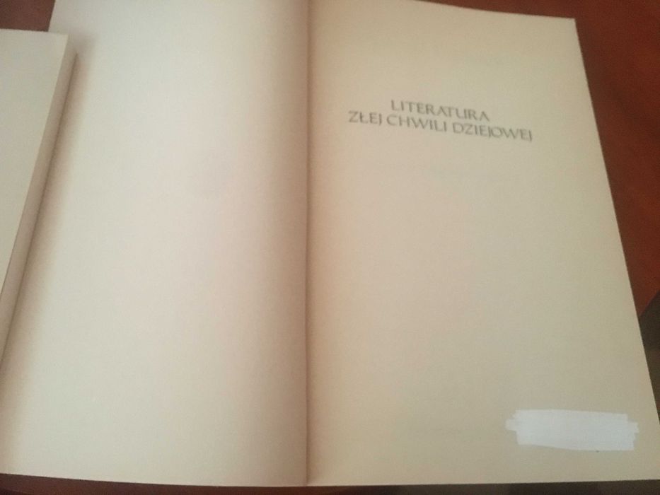 „Literatura złej chwili dziejowej. Szkice o drugiej emigracji” Kryszak
