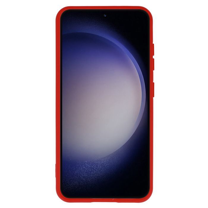 Acrylic Color Magsafe Case Do Samsung Galaxy S24 Czerwony