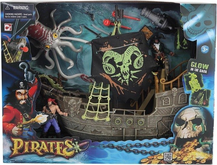 ОРИГІНАЛ Ігровий набір Chap Mei Pirates "Пірати" Black Devil Anglerfis