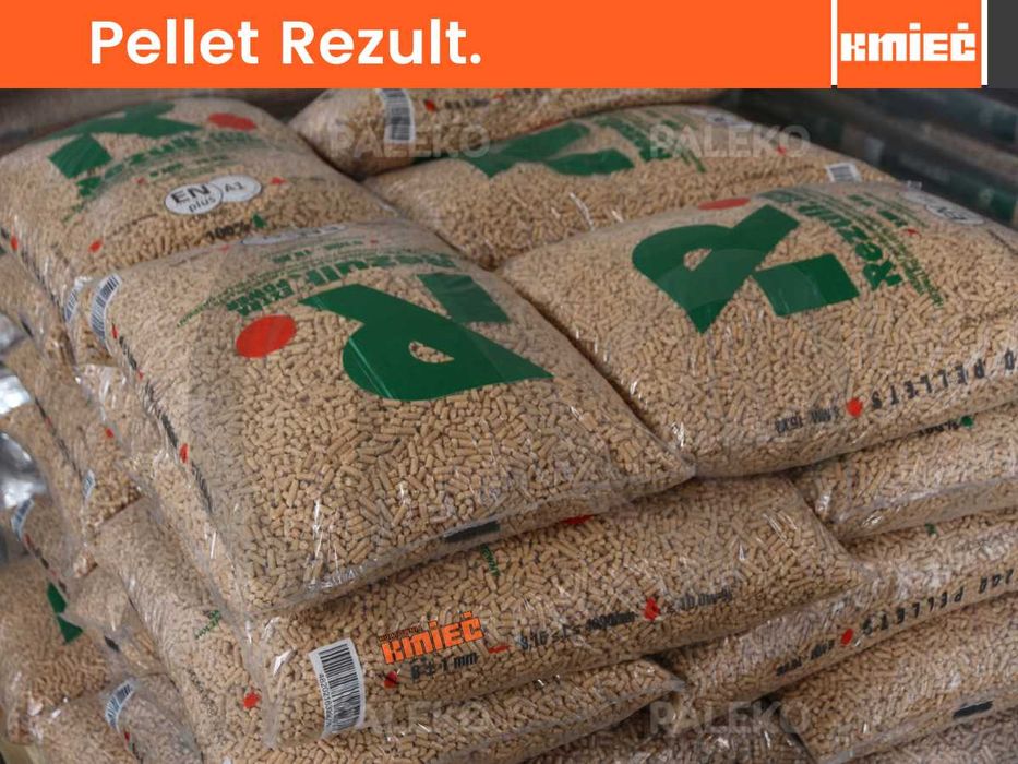 Pellet drzewny REZOLUT/Certyfikat ENPlus A1 /Wysoka jakość! 1 T +DOST.