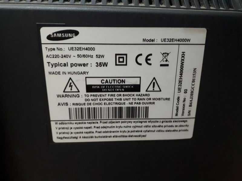 Telewizor Samsung UE32EH4000 hdready/50HZ/usb/2Xhdmi/dvb-t/c