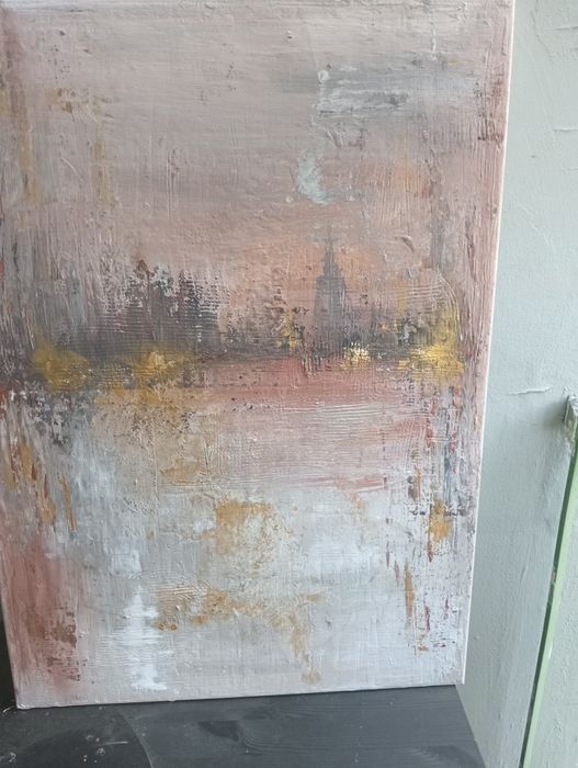 Obraz abstrakcyjny na płótnie