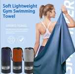 Ręcznik szybkoschnący Travel Towel bardzo duży 140 cm x 75 cm szary